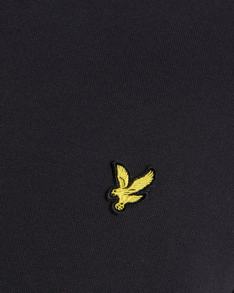 Lyle & Scott Herren-Hoodie aus Baumwolle mit Loopback-Muster | Dunkelblau