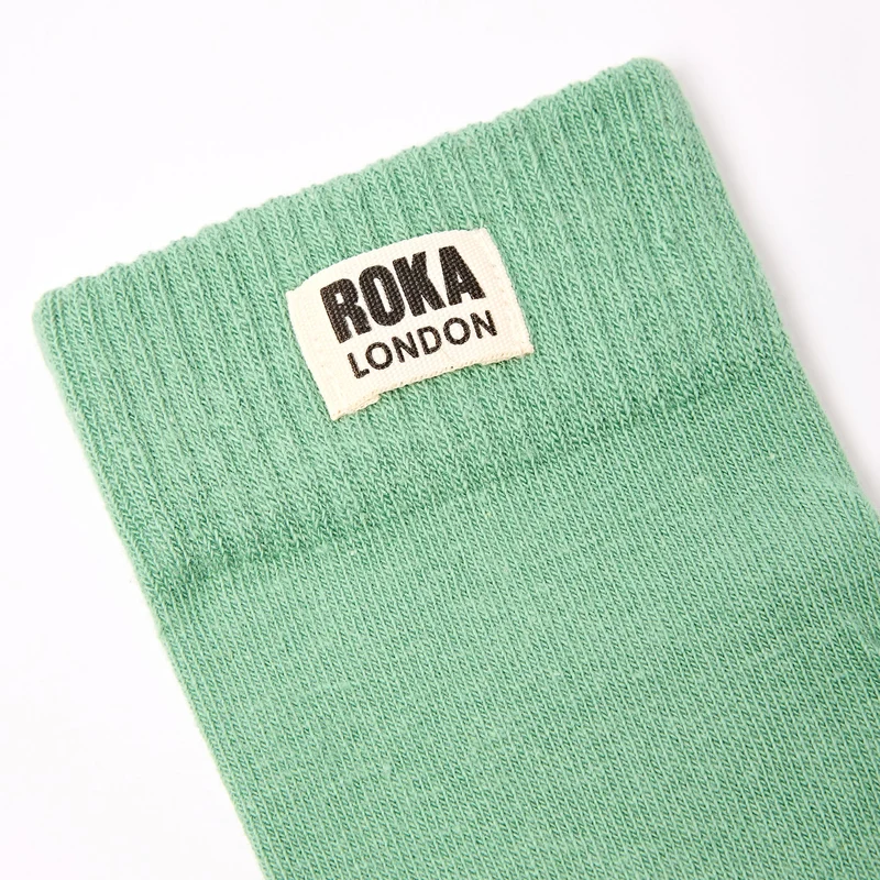 ROKA Wimbledon Bio-Baumwollsocken | Matcha