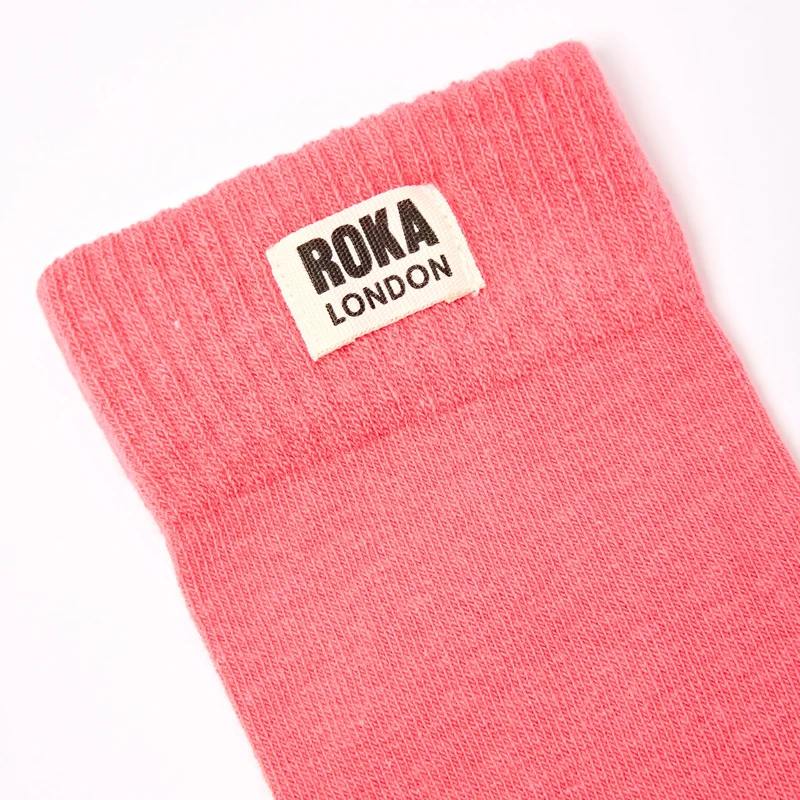 ROKA Wimbledon Bio-Baumwollsocken | Koralle