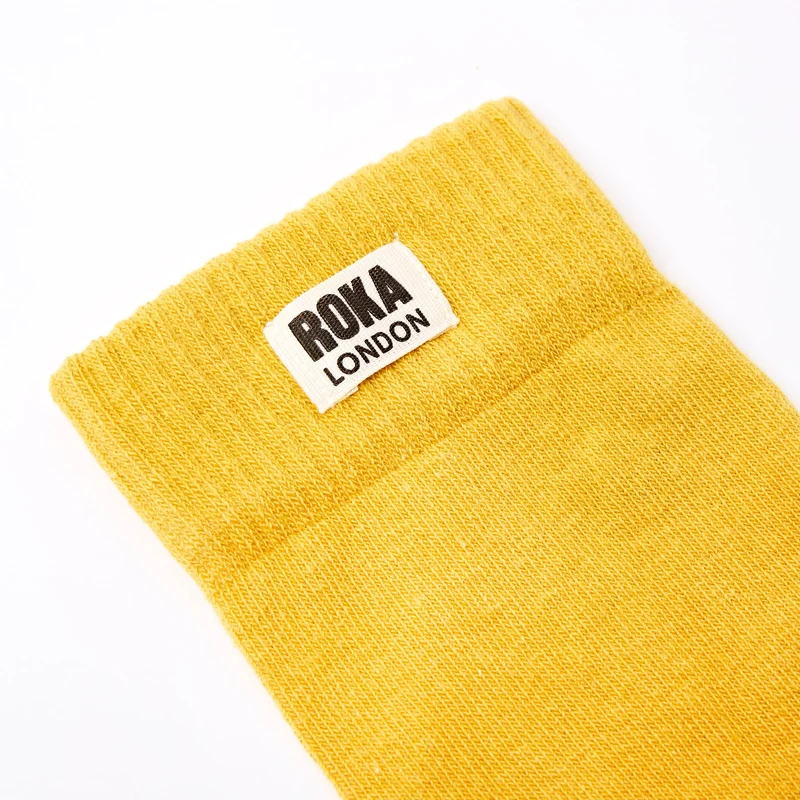 ROKA Wimbledon Bio-Baumwollsocken | Mais