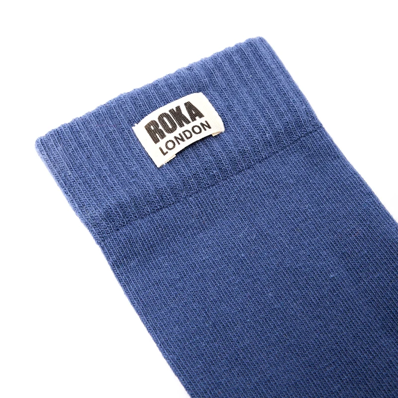 ROKA Wimbledon Bio-Baumwollsocken | Küstenblau