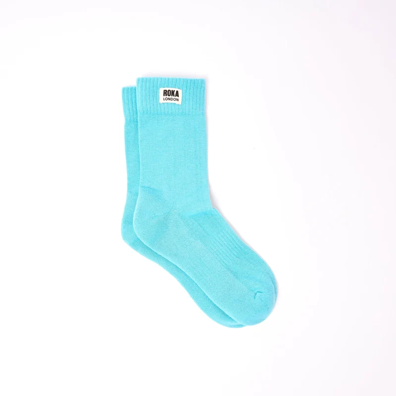 ROKA Wimbledon Bio-Baumwollsocken | Aquatic Awe