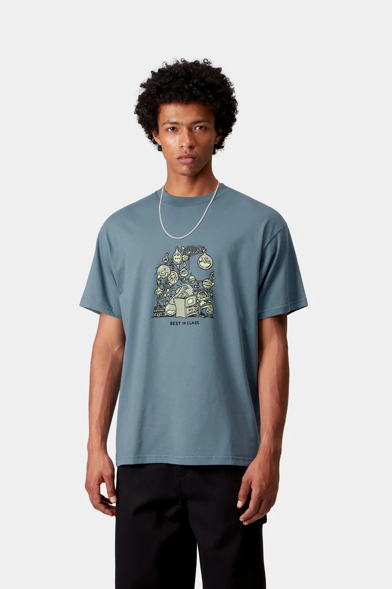 Carhartt WIP Beaker Herren-T-Shirt | Angelite