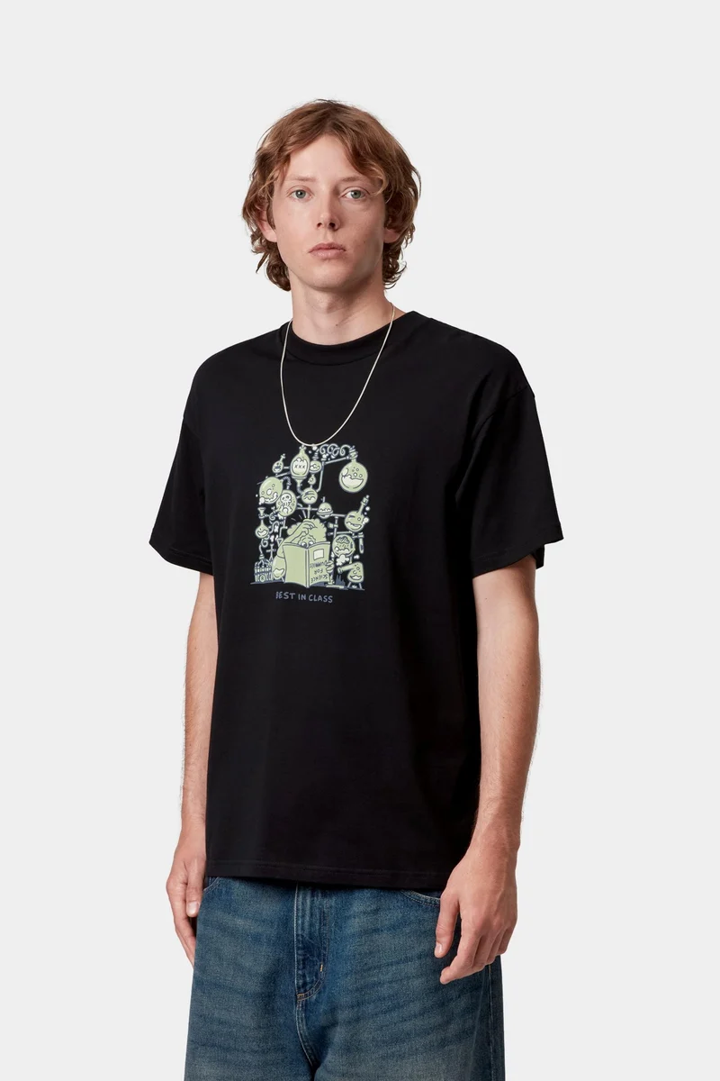 Carhartt WIP Beaker Herren-T-Shirt | Schwarz