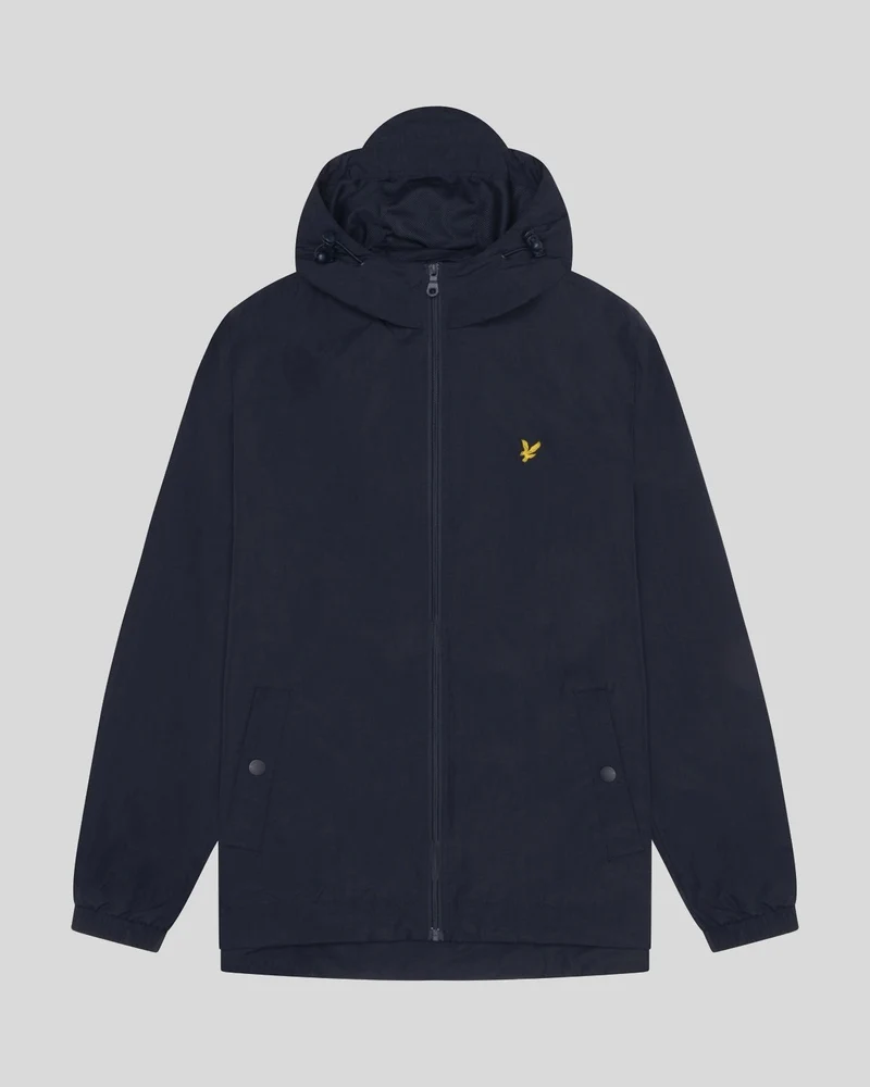 Lyle & Scott Herren-Kapuzenjacke, wasserabweisend | Dunkelblau