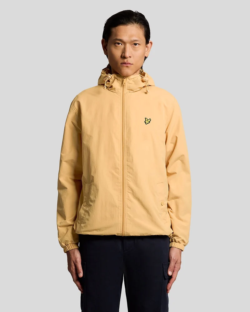Lyle & Scott Herren-Kapuzenjacke, wasserabweisend | Wabenmuster