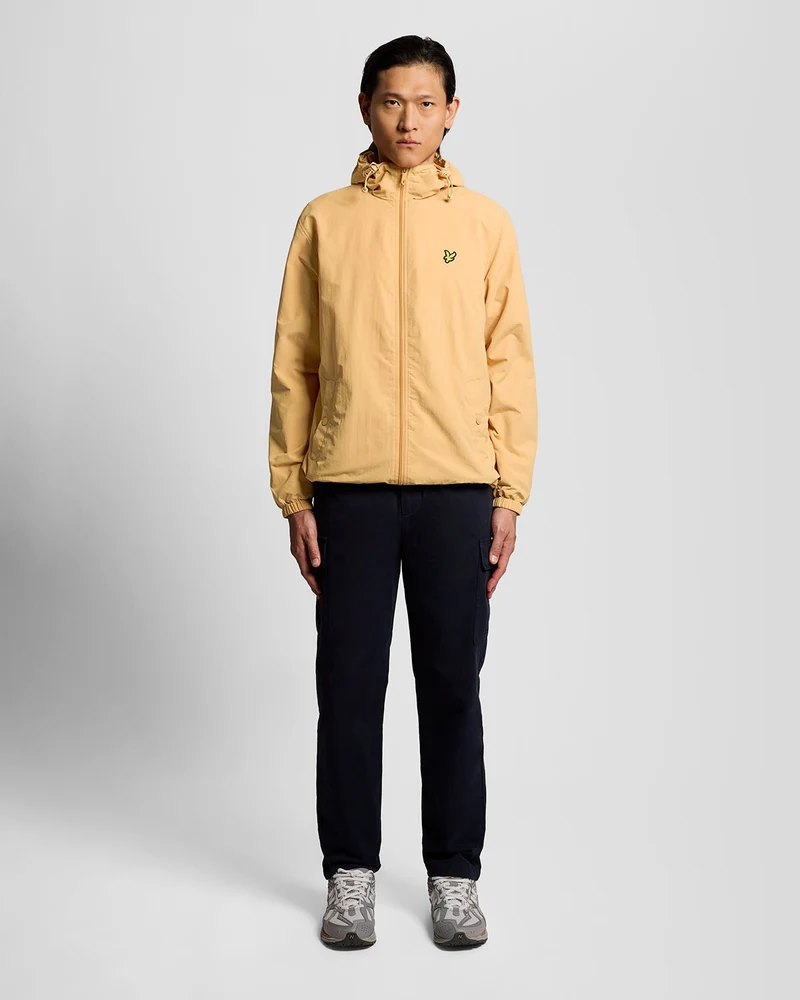 Lyle & Scott Herren-Kapuzenjacke, wasserabweisend | Wabenmuster