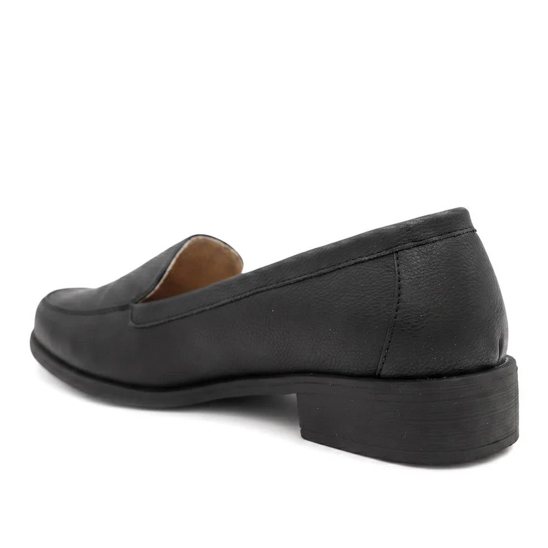 Smart Block Heel Loafers - WBINS44015 / 329 754 - Black