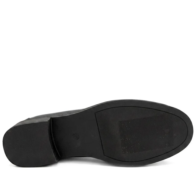 Smart Block Heel Loafers - WBINS44015 / 329 754 - Black