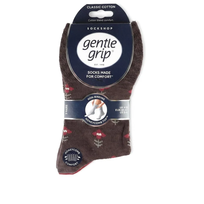 3-Pack Soft Top Socks - DAVJA27008 / 313 224
