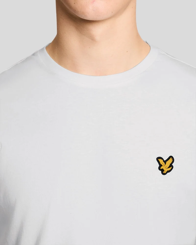 Lyle & Scott Herren-Sport-T-Shirt mit kurzen Ärmeln | Weiß