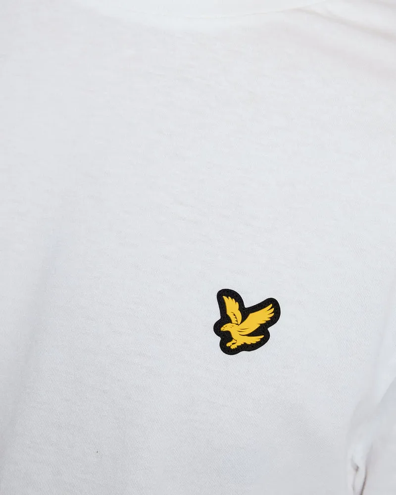 Lyle & Scott Herren-Sport-T-Shirt mit kurzen Ärmeln | Weiß