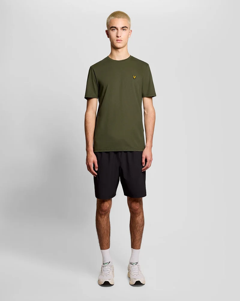 Lyle & Scott Herren-Sport-T-Shirt mit kurzen Ärmeln | Kaktusgrün