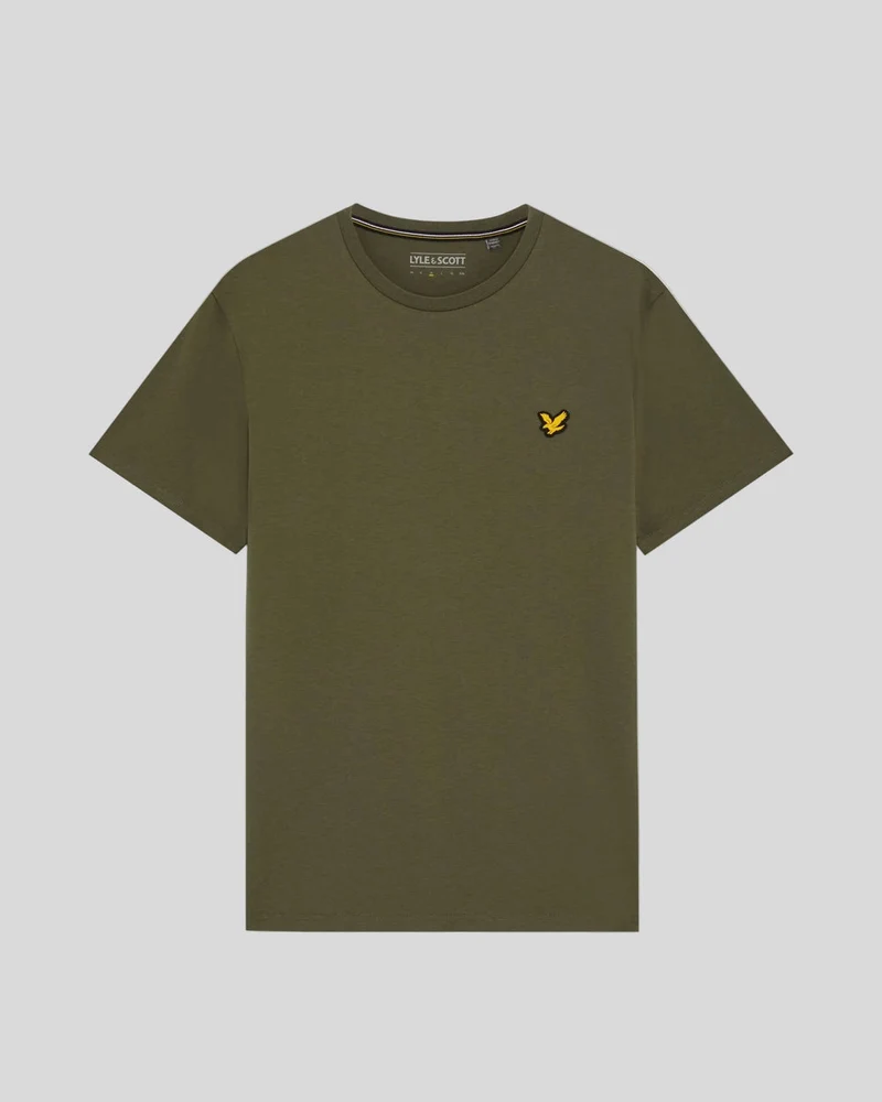 Lyle & Scott Herren-Sport-T-Shirt mit kurzen Ärmeln | Kaktusgrün