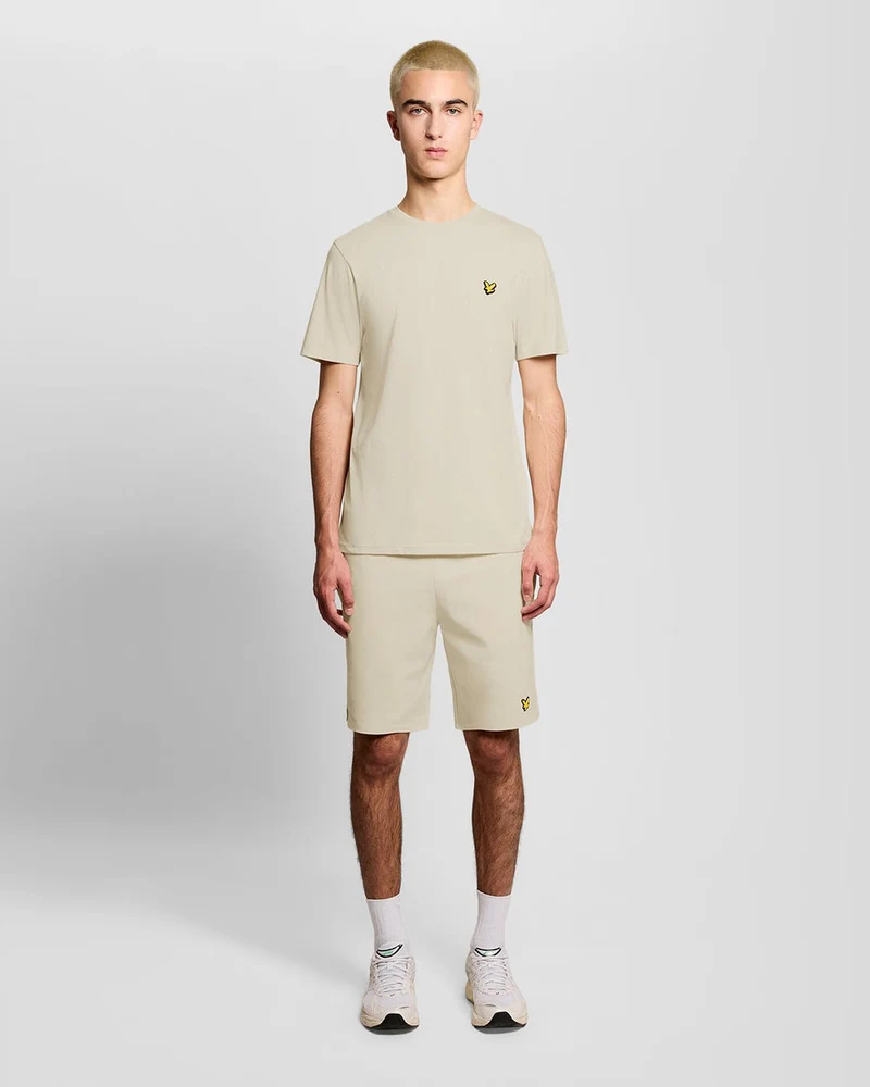 Lyle & Scott Herren-Sport-T-Shirt mit kurzen Ärmeln | Whitecap Grau