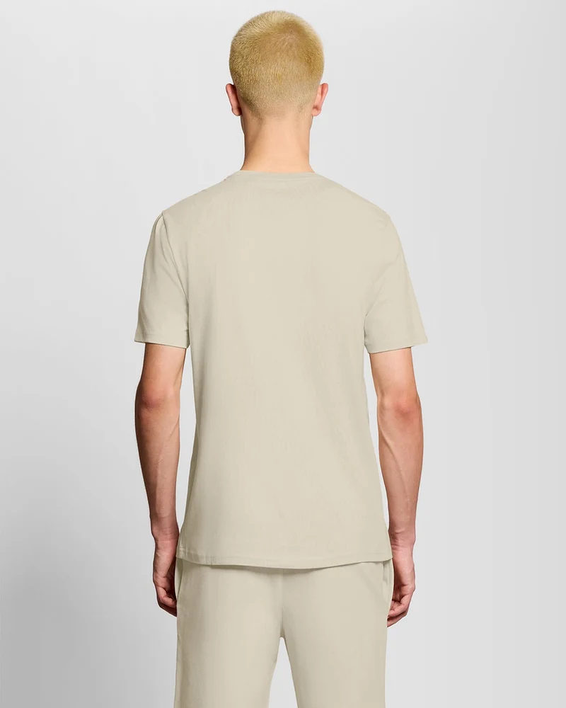 Lyle & Scott Herren-Sport-T-Shirt mit kurzen Ärmeln | Whitecap Grau