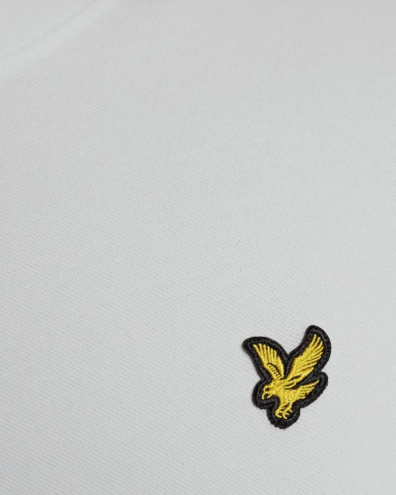 Lyle & Scott Herren-T-Shirt mit feinen Spitzen | Weiß Everglades