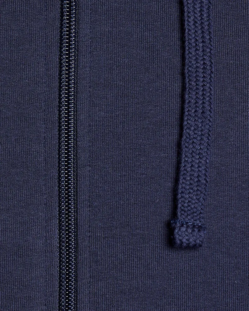 Lyle & Scott Leichter Herren-Loungehoodie mit Reißverschluss | Marineblau