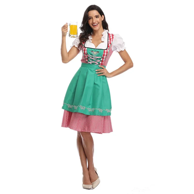 Dirndl Damen Traditionell Kariert - Hannelore