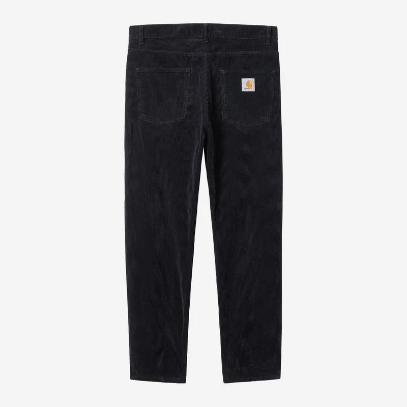 Carhartt WIP Herren Newel Ford Cordhose | Dunkelblau gewaschen