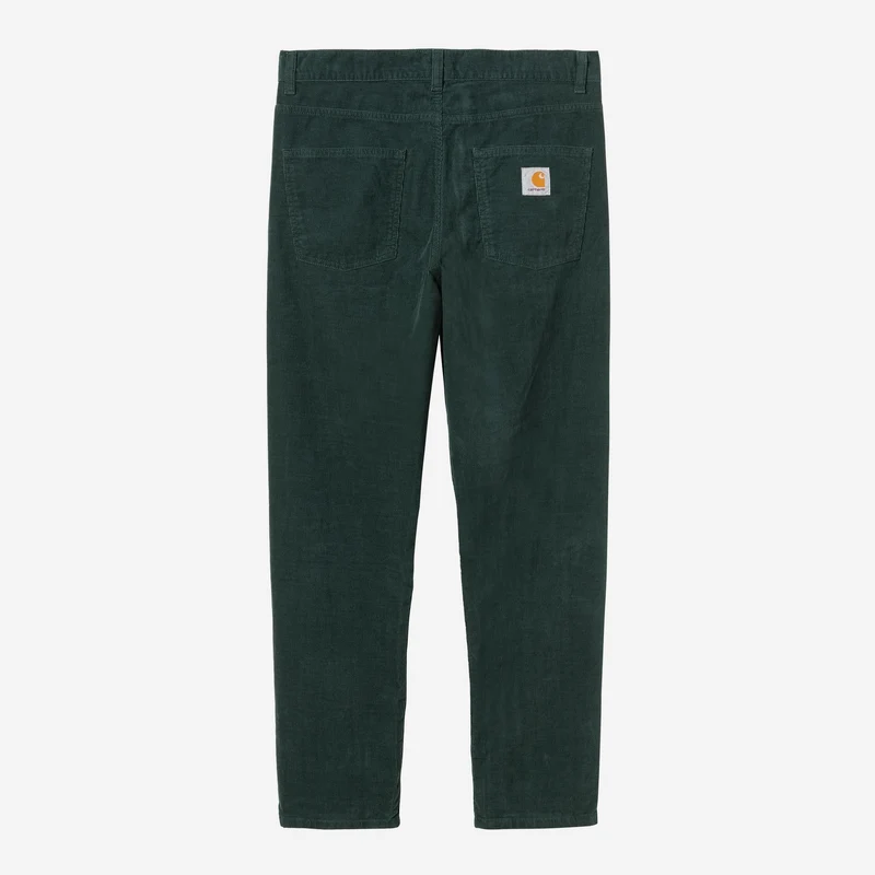 Carhartt WIP Herren Newel Ford Cordhose | Grün gewaschen