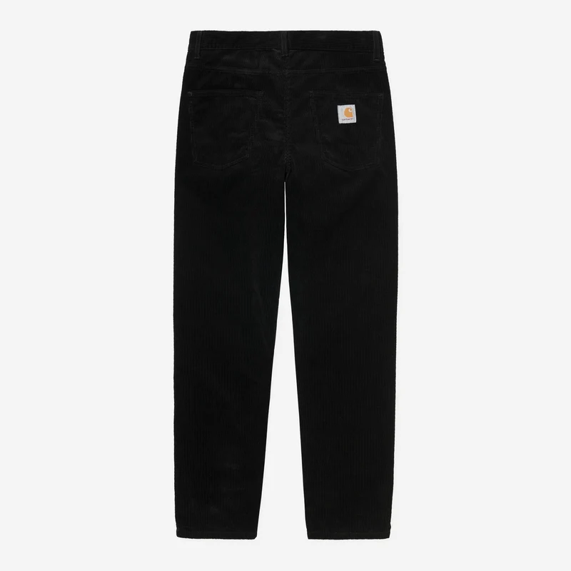 Carhartt WIP Herren Newel Coventry Cordhose | Schwarz gewaschen