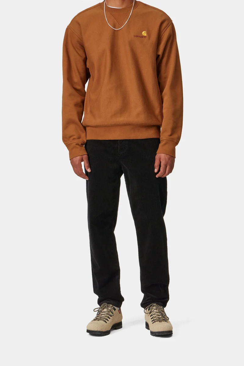 Carhartt WIP Herren Newel Coventry Cordhose | Schwarz gewaschen
