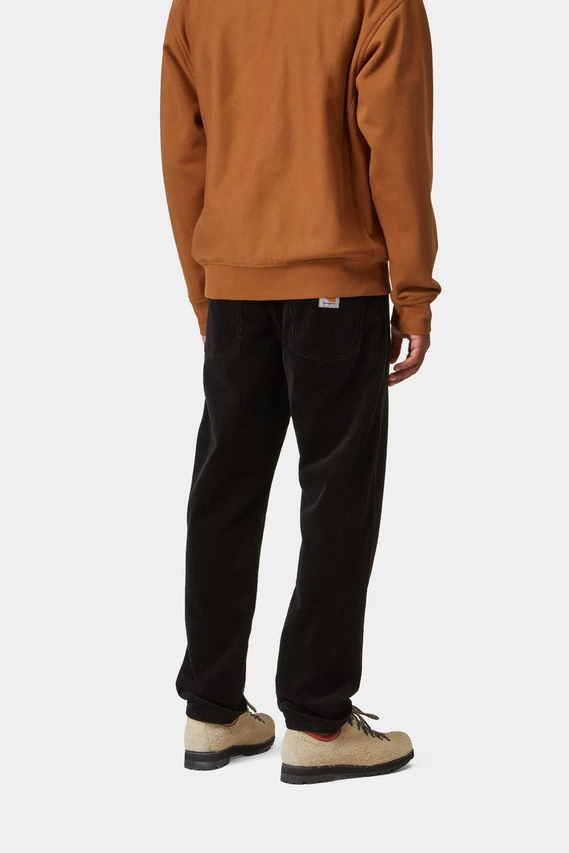 Carhartt WIP Herren Newel Coventry Cordhose | Schwarz gewaschen