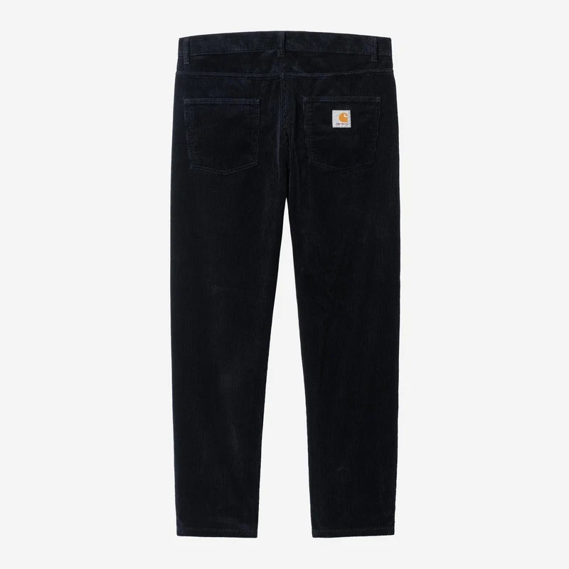 Carhartt WIP Herren Newel Coventry Cordhose | Dunkelblau gewaschen