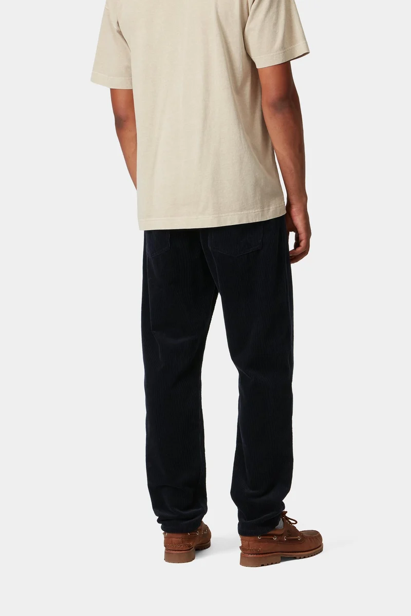 Carhartt WIP Herren Newel Coventry Cordhose | Dunkelblau gewaschen