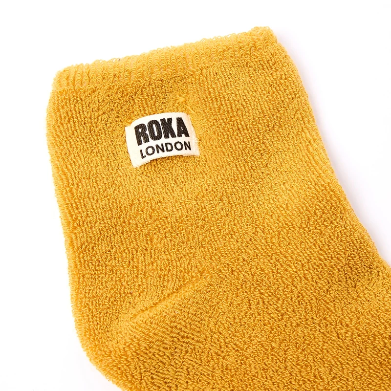 ROKA Watford Bio-Baumwoll-Crop-Socken | Mais