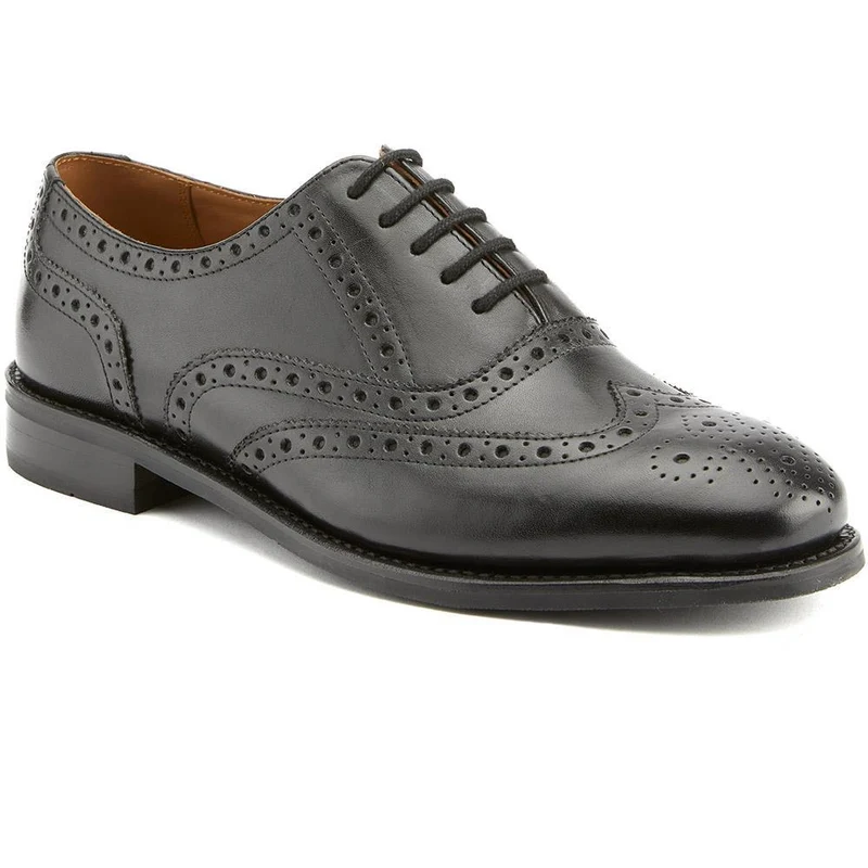 Braxton Leather Brogues - BRAXTON / 326 034 - Black