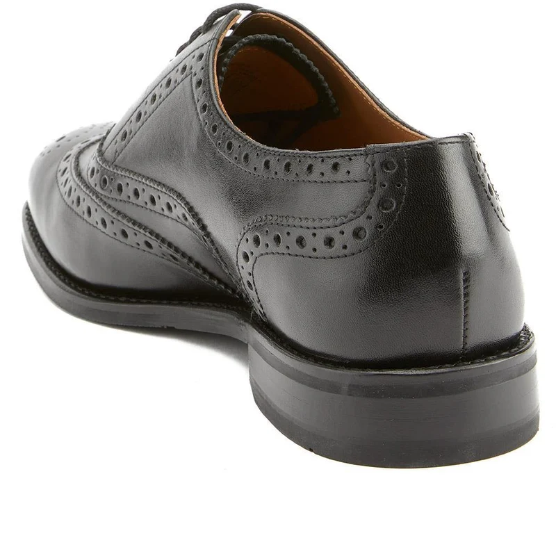 Braxton Leather Brogues - BRAXTON / 326 034 - Black