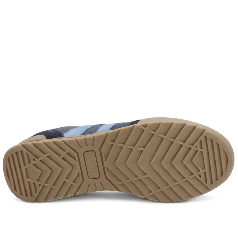 Wide Fit Memory Foam Lace Up Trainers - SUNCH43000 / 328 962 - Navy-Blue