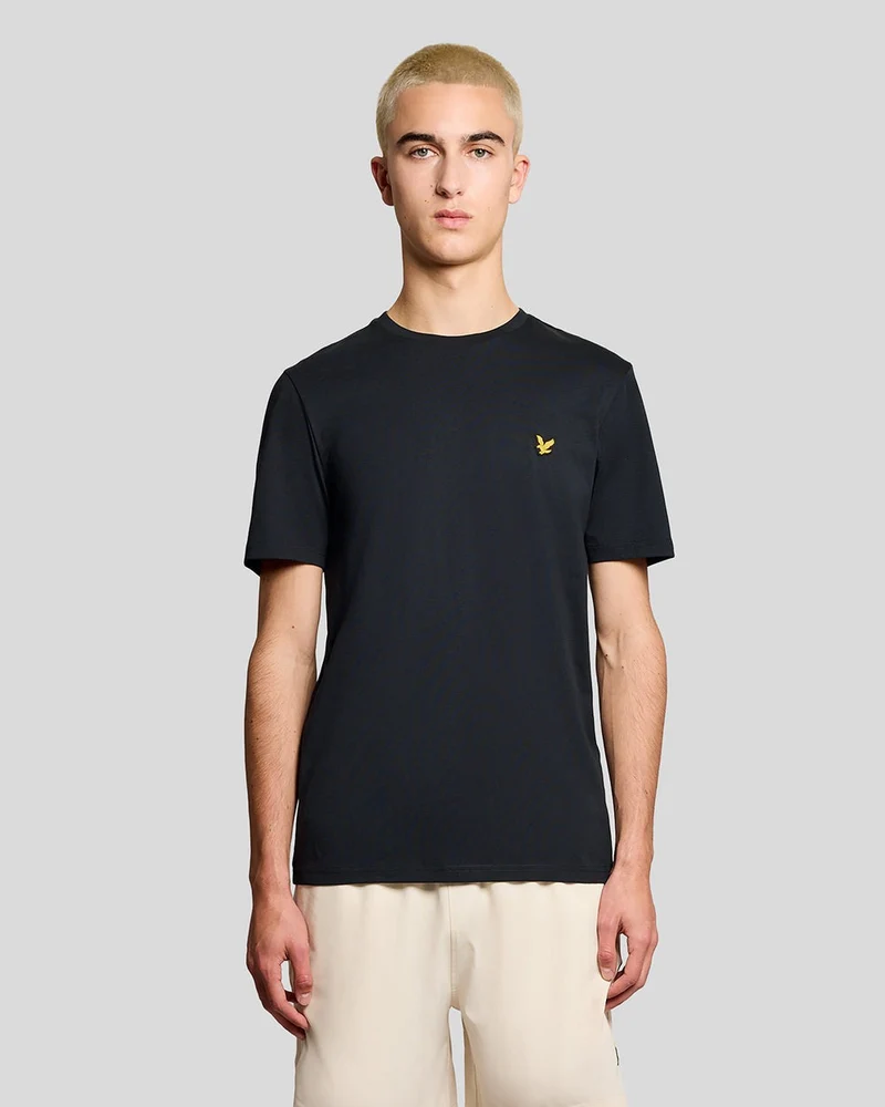 Lyle & Scott Herren-Sport-T-Shirt mit kurzen Ärmeln | Dunkelblau