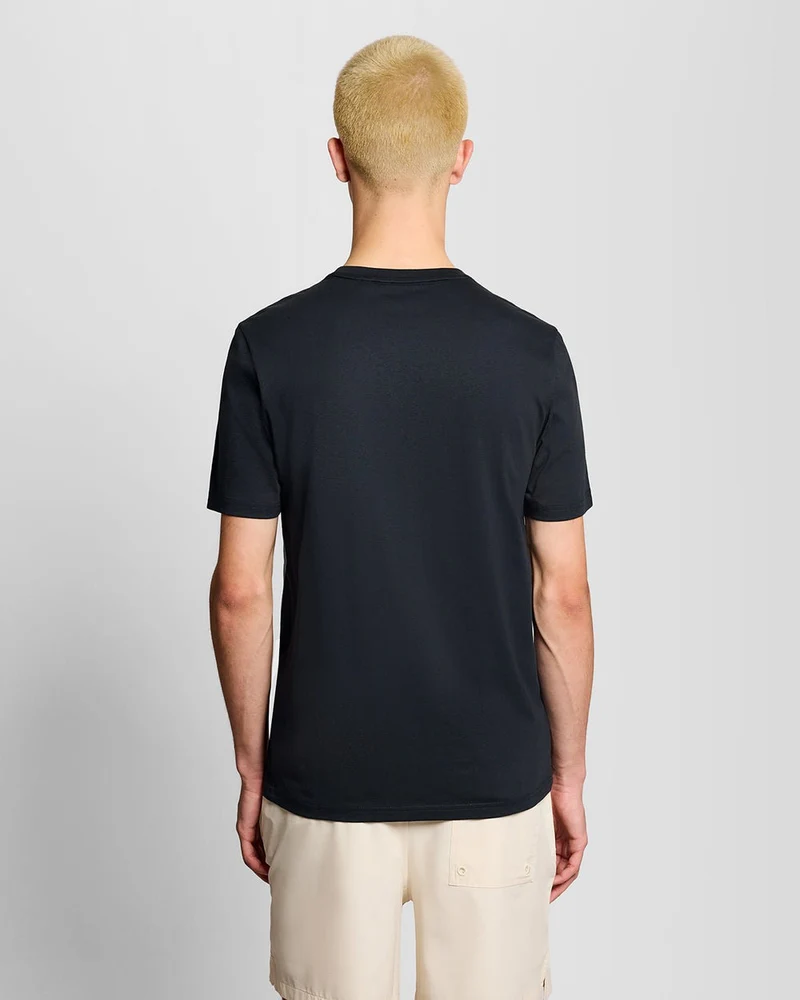 Lyle & Scott Herren-Sport-T-Shirt mit kurzen Ärmeln | Dunkelblau