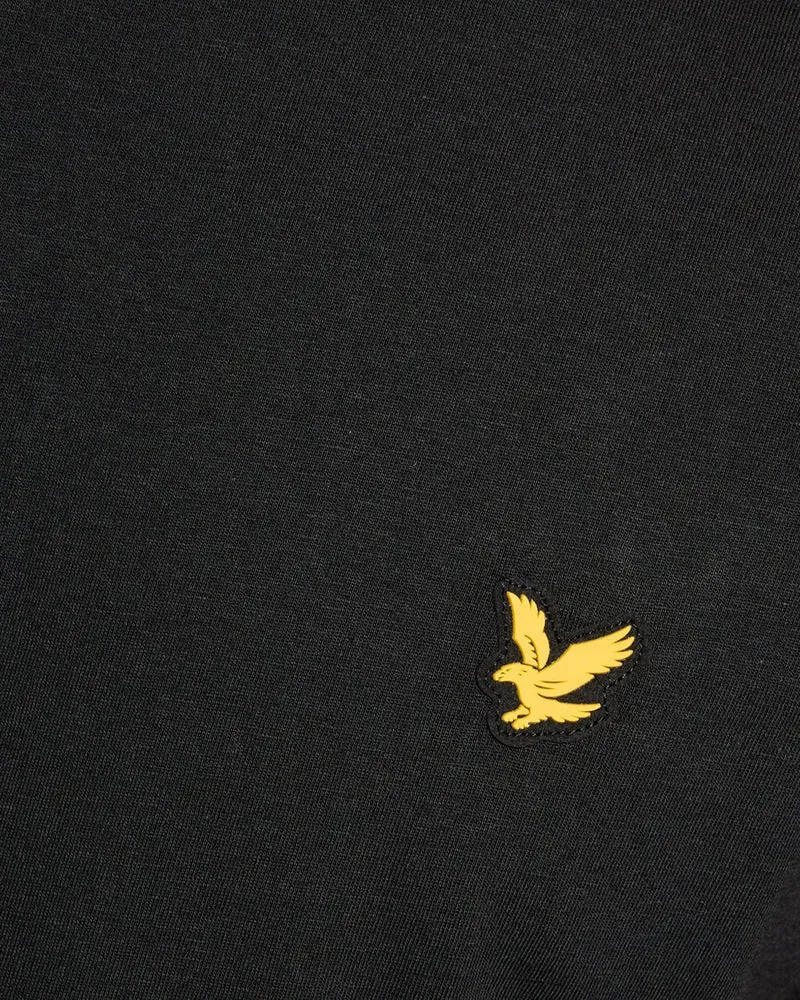 Lyle & Scott Herren-Sport-T-Shirt mit kurzen Ärmeln | Tiefschwarz