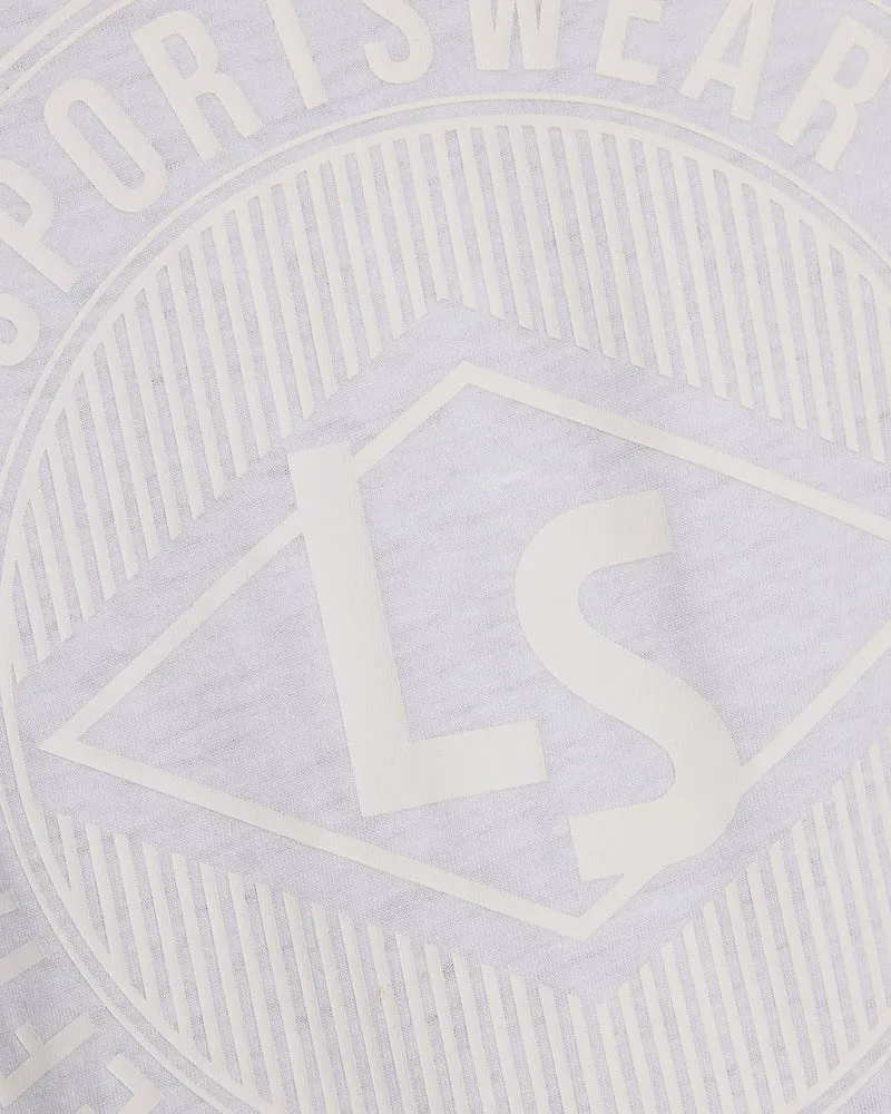 Lyle & Scott Herren-T-Shirt mit Grafiklogo im Sport-Look | Weiß