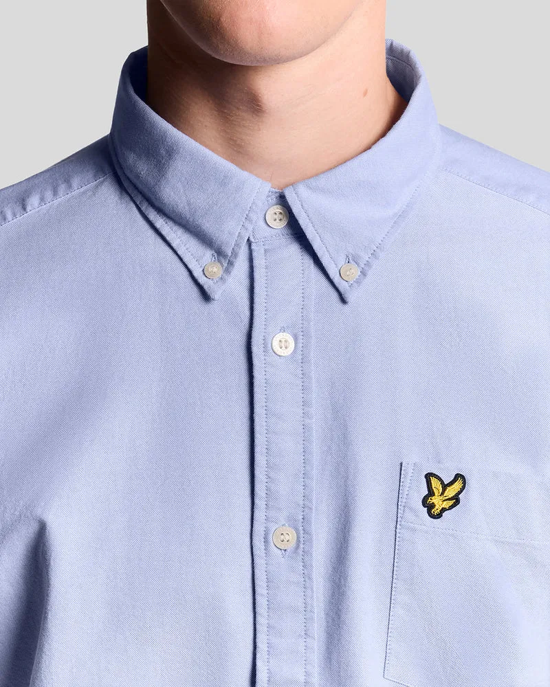 Lyle & Scott Herren-Baumwollhemd mit Knopfleiste | Riviera