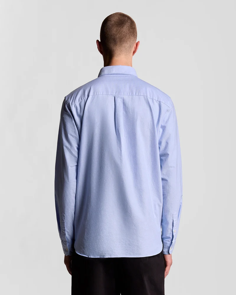 Lyle & Scott Herren-Baumwollhemd mit Knopfleiste | Riviera