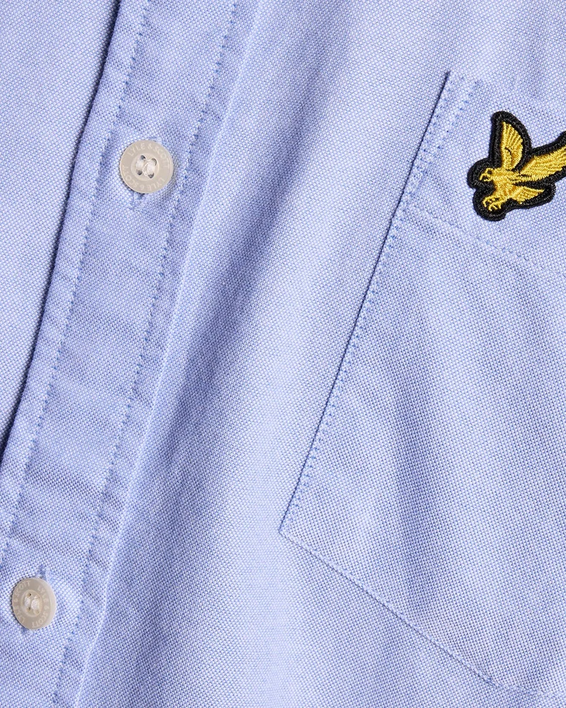 Lyle & Scott Herren-Baumwollhemd mit Knopfleiste | Riviera