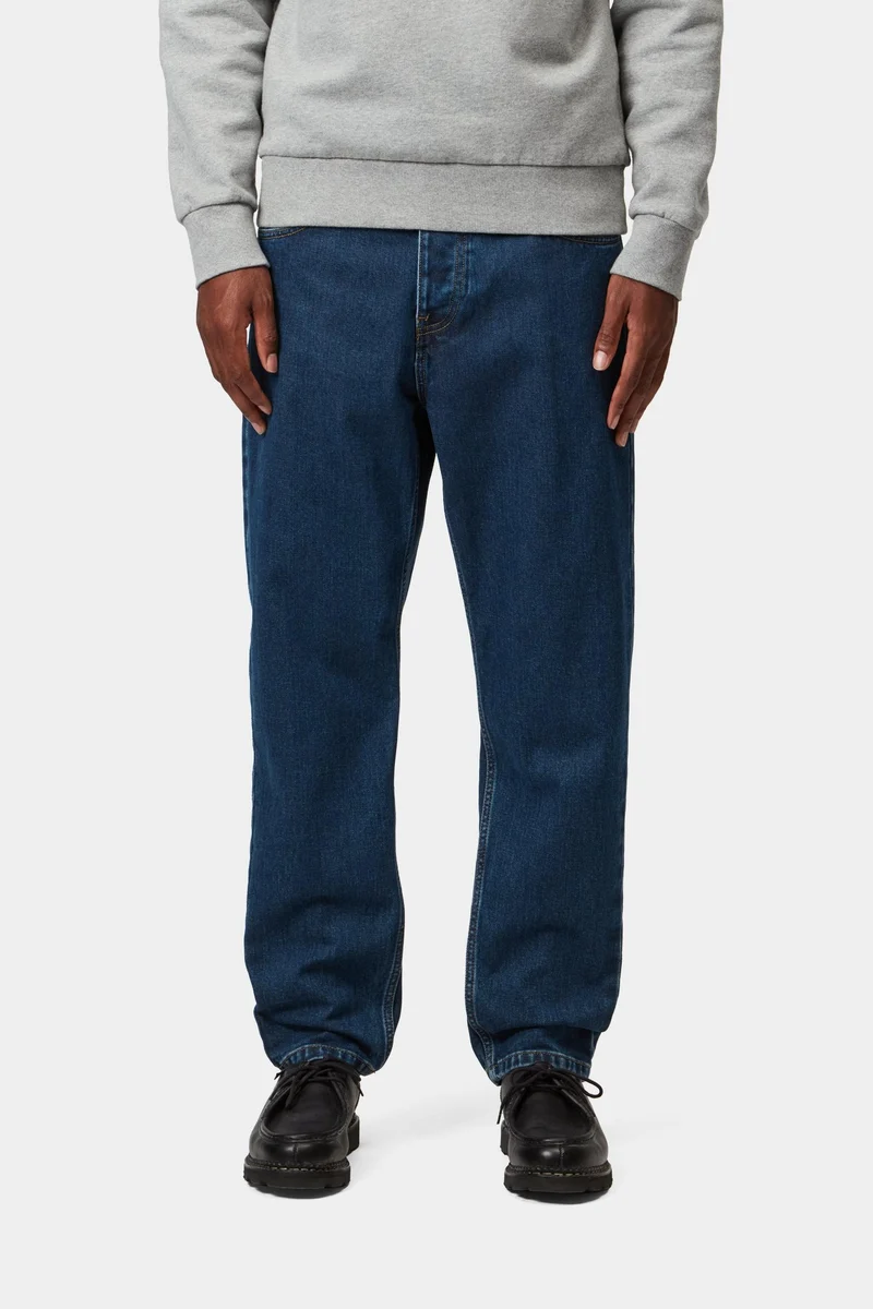 Carhartt WIP Herren Newel Hose | Blau Stone Washed