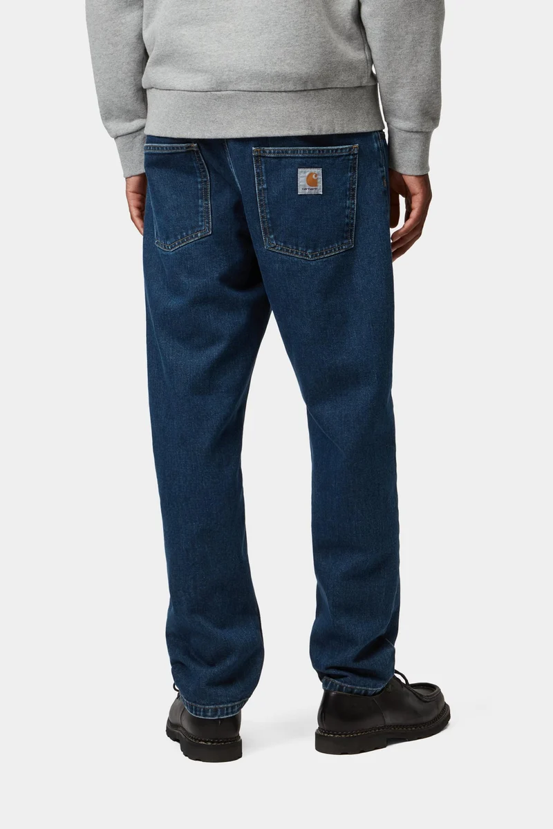 Carhartt WIP Herren Newel Hose | Blau Stone Washed
