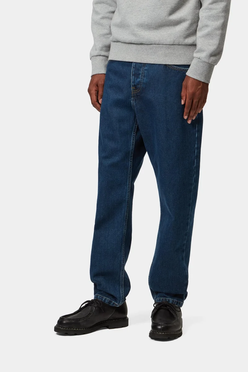 Carhartt WIP Herren Newel Hose | Blau Stone Washed