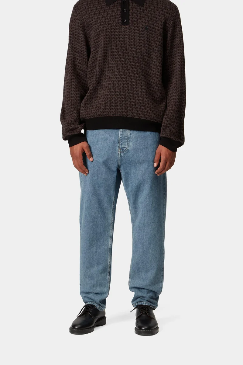 Carhartt WIP Herren Newel Hose | Blauer Stein gebleicht