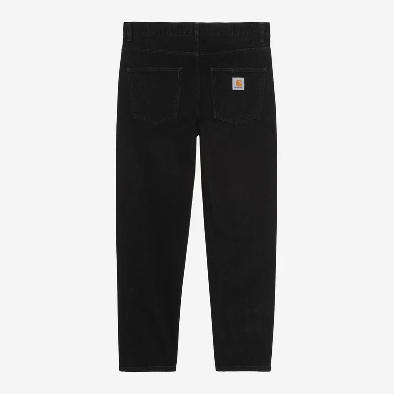 Carhartt WIP Herren Newel Hose | Schwarz, einfarbig gewaschen