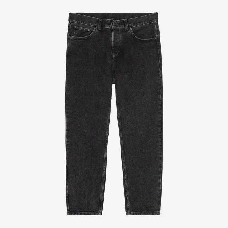 Carhartt WIP Herren Newel Hose | Schwarz Stone Washed