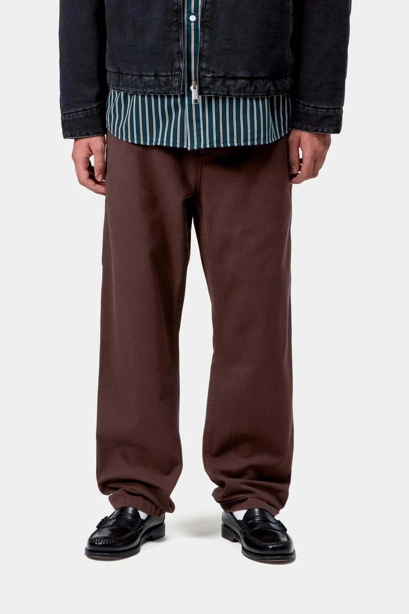 Carhartt WIP Herren Flint Moraga Twill Hose | Palisander Stückgefärbt