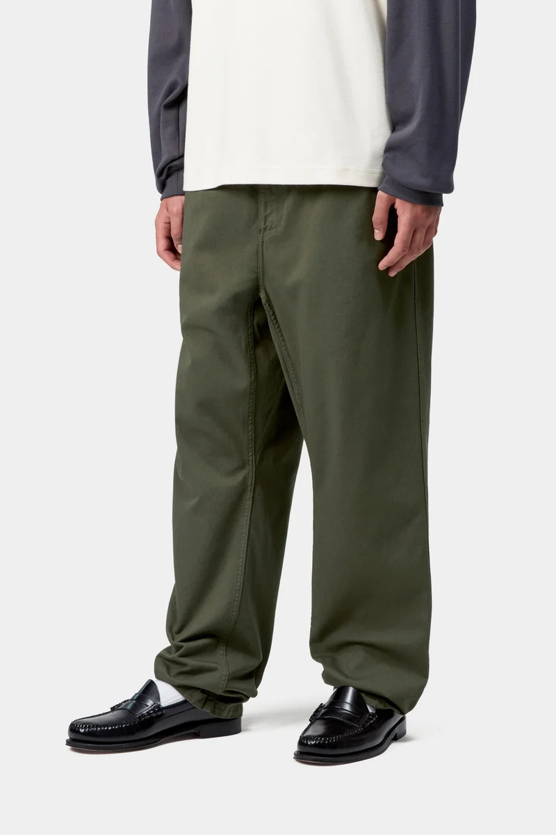 Carhartt WIP Herren Flint Moraga Twill Hose | Opuntia Stückgefärbt