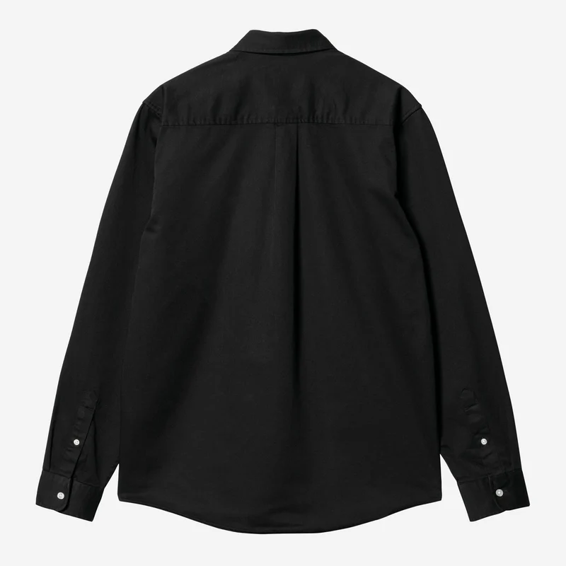 Carhartt WIP Madison Herrenhemd | Schwarz / Wachs
